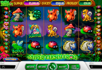 Gra slotowa Super Lucky Frog