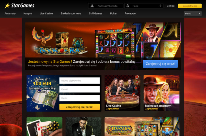 StraGames popularne kasyno online