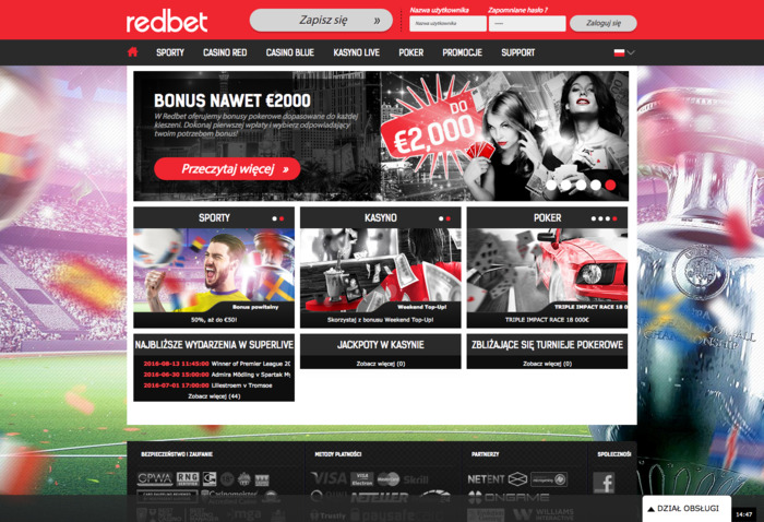 Bonus powitalny w kasynie online Redbet