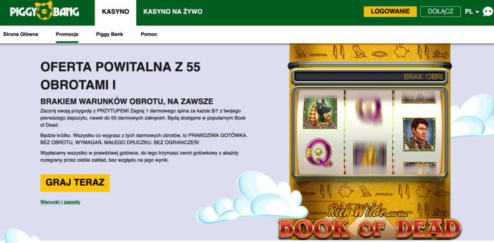 bonusy kasynowe  casino  Piggy Bank