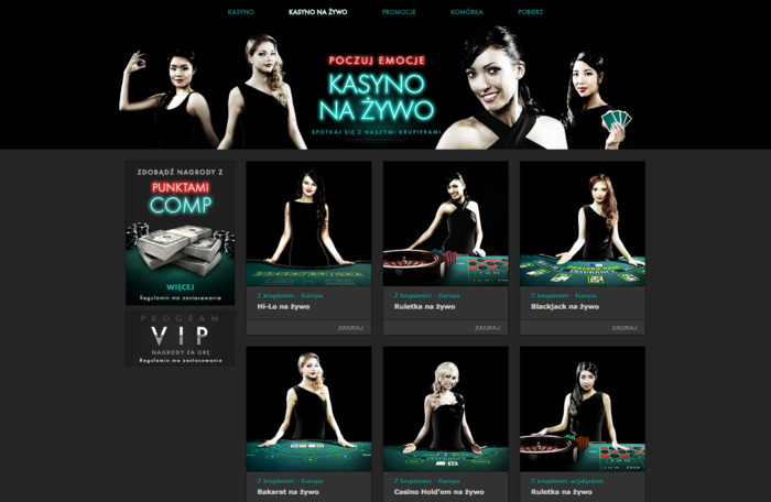 Kasyno live online w Bet365