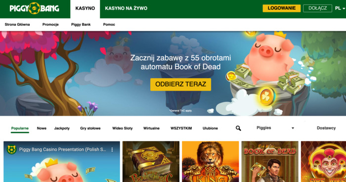 kasyno na żywo  Piggy Bank