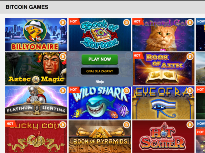 Playamo kasyno online - oferta automatów kasynowych