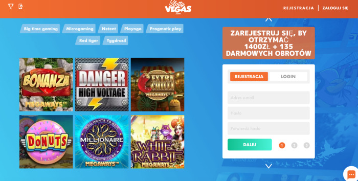 promocje kasynowe Slotty Vegas