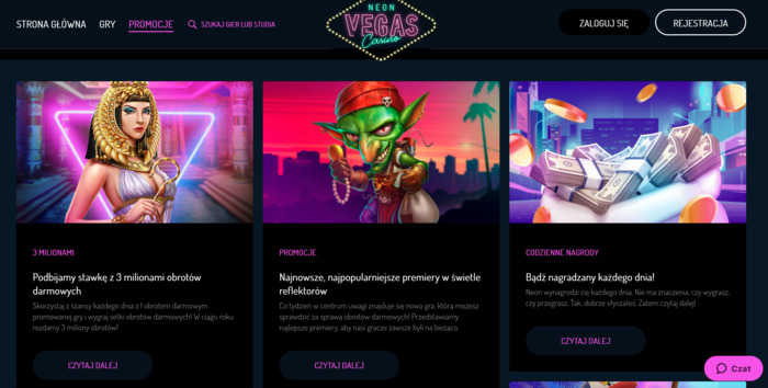 promocje NeonVegas