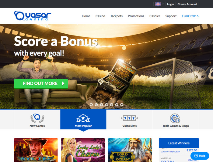 Quasar Gaming kasyno online
