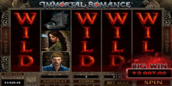 Slot z wampirami Immortal Romance w kasynie online