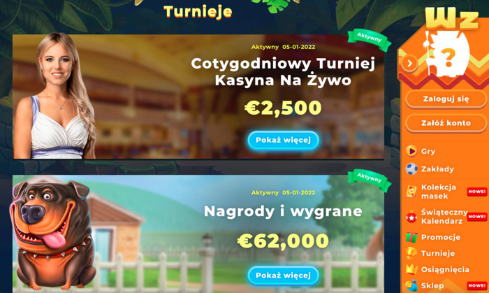 turnieje wazamba